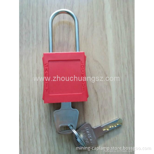 ZC-G41 Stainless Steel Shackle Plastic Safety Lock